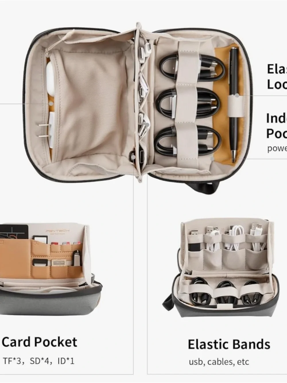 PGYTECH Mini Travel Tech Organizer new with tags